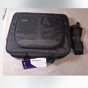 Targus zip 30.7 cm/12.07 inch laptop case black NWT and shoulder strap